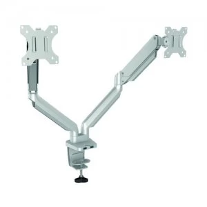 Image of Fellowes Platinum Series Dual Monitor Arm Silver 8056501