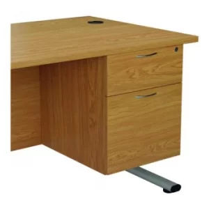 Image of Jemini 655 Fixed Pedestal 2 Drawer Nova Oak KF74415