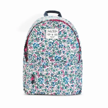 Image of Jack Wills Claremont Backpack - White Floral