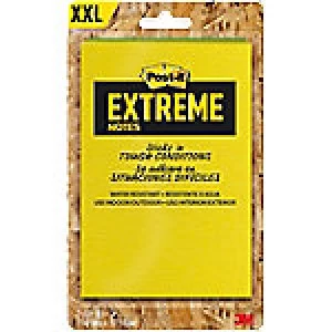 Image of Post-it Extreme Notes 114 x 178mm Orange, Yellow, Green 2 Pieces of 25 Sheets