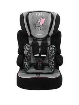 Image of Disney Minnie Mouse Beline Group 123 High Back Booster - Denim, One Colour