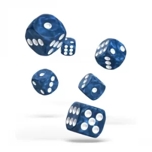 Image of Oakie Doakie Dice D6 (Marble Blue)