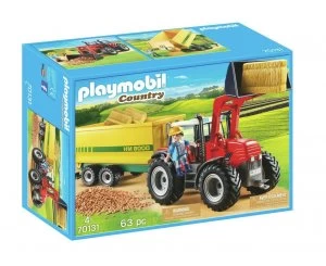 Image of Playmobil 70131 Tractor and Feed Trailer