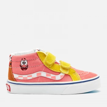 Image of Vans X SpongeBob SquarePants Kids SK8 Mid Reissue Trainers - Multi - UK 10 Kids
