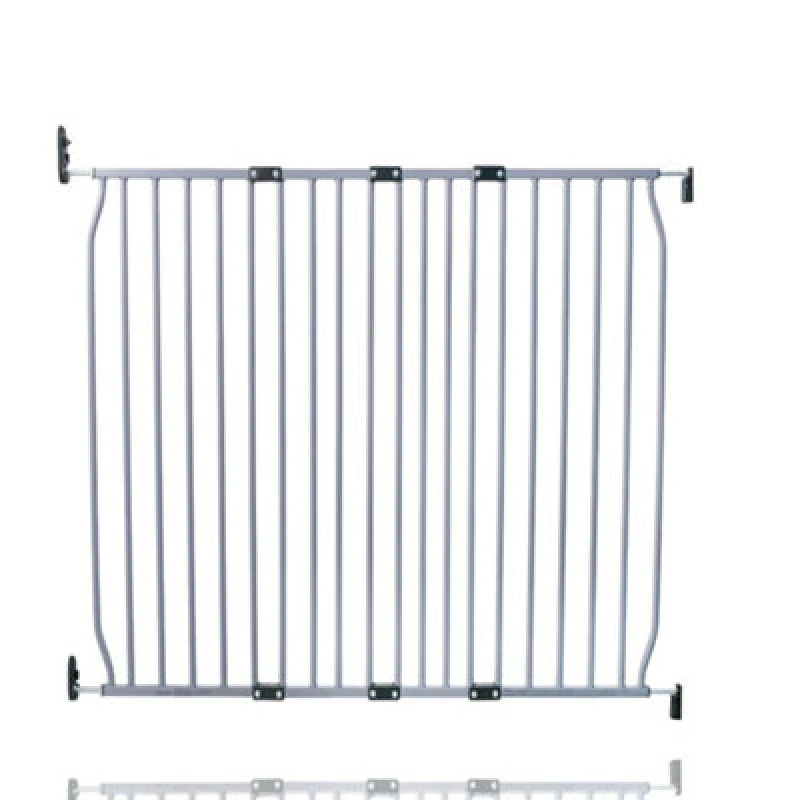 Image of Bettacare Eco Screw Fit Pet Gate, Grey, 110Cm - 120Cm, Screw Fitted Dog Gate, Safety Gate For Puppy