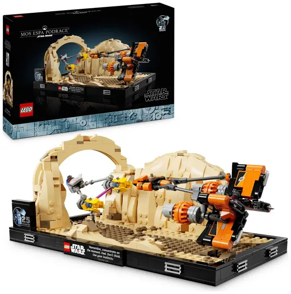 Image of LEGO LEGO Star Wars Mos Espa Podrace Diorama Set for Adults 75380