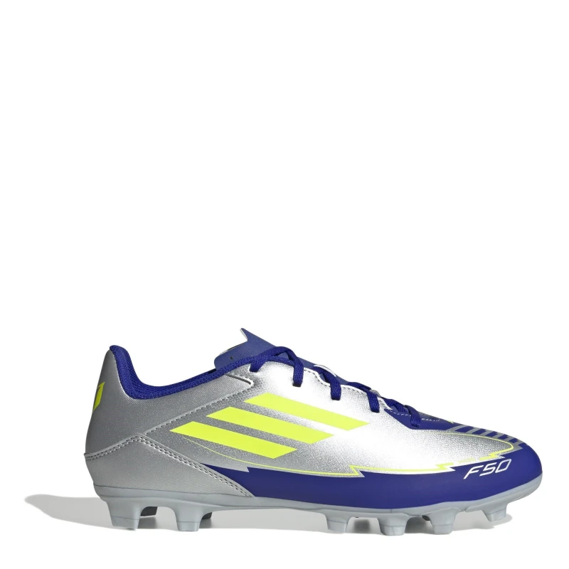 Image of adidas F50 Club Firm Ground Football Boots - Silver Silver 9
