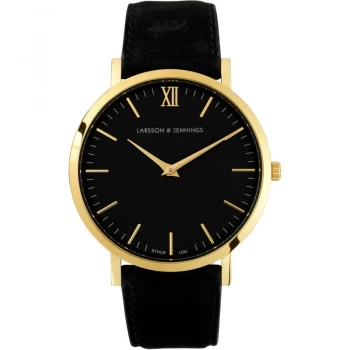 Image of Unisex Larsson & Jennings Lugano 40mm Watch LJ-W-LBCK-L-GB