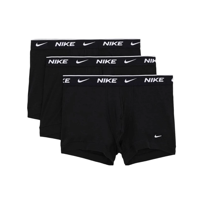 Image of Nike 3 Pack Everyday Cotton Trunks Mens Black male X Large