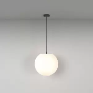 Image of Maytoni Lighting - Maytoni Maytoni Erda Outdoor Globe Ceiling Light Black E27 IP54