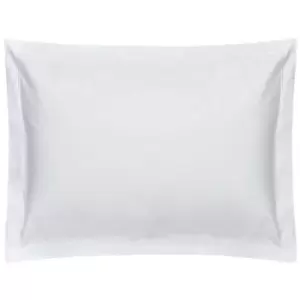 Image of 400 Thread Count Egyptian Cotton Oxford Pillowcase (l) (White) - White - Belledorm
