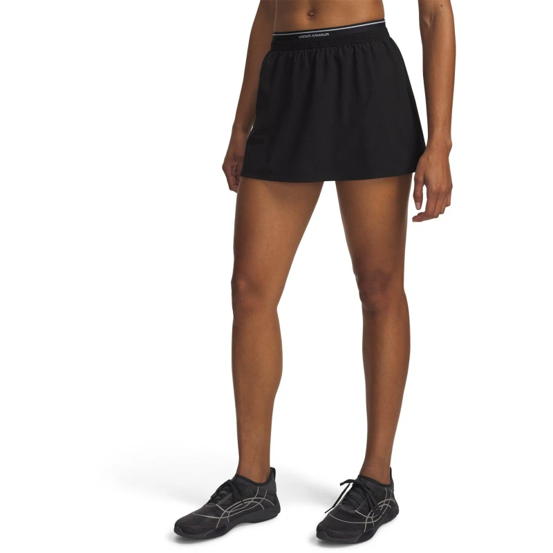 Image of Under Armour Womens Woven Performance Gym Shorts Black/Grey female 10 (S)