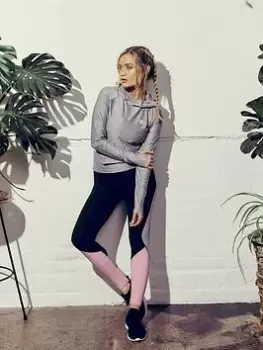 Image of Dare 2b Laura Whitmore Sprint City Lightweight Pullover Hoodie - Ash Grey, Ash Grey, Size 14, Women