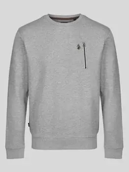 Image of Luke 1977 Paris Crew Sweat, Grey, Size S, Men