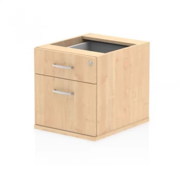 Image of Trexus 2 Drawer Fixed Pedestal 426x463x480mm Maple Ref I001641