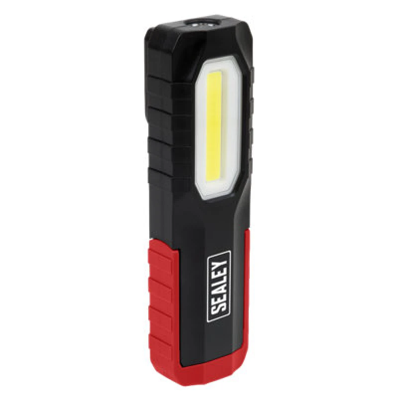 Image of Sealey Rechargeable 3 in 1 LED Inspection Light Torch LED301 Colour: Black / Red