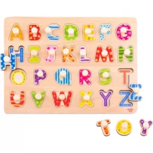 Image of Wooden Alphabet Puzzle (27 Piece)