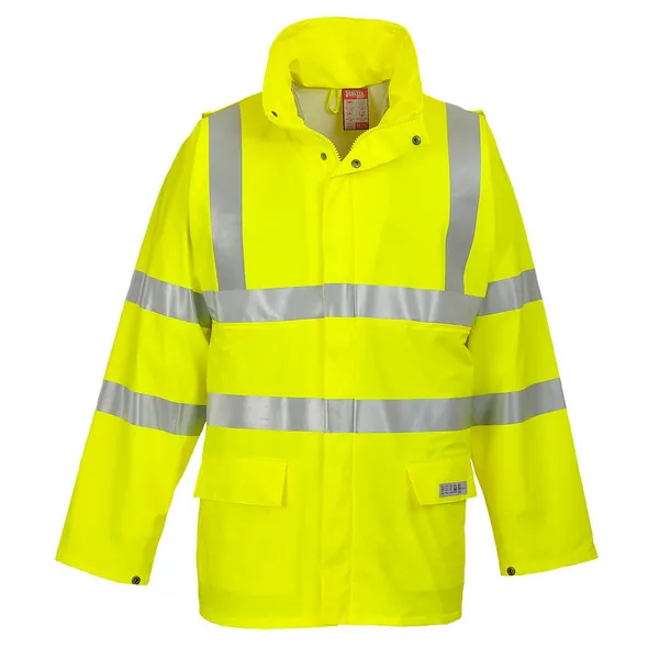 Image of Sealtex Flame Resistant Hi Vis Jacket FR41YERXL Colour: Yellow