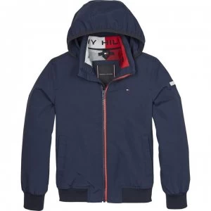 Image of Tommy Hilfiger Essential Flag Jacket - Navy C87