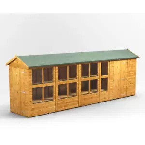 Image of 20x4 Power Apex Potting Shed Combi Building including 6ft Side Store