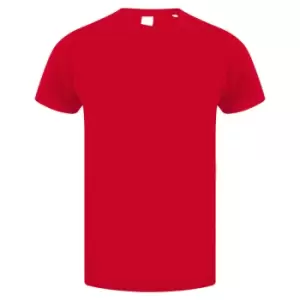 Image of SF Minni Childrens/Kids Feel Good Stretch T-Shirt (5-6 Years) (Bright Red)