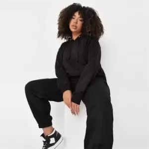 Image of Missguided Plus Size Basic Hoodie - Black