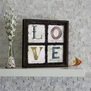 Image of KZM503 Multicolor Decorative Framed MDF Painting