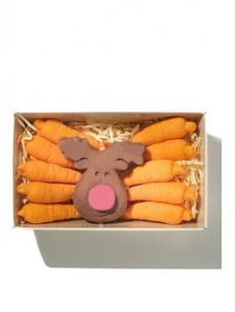 Image of Choc On Choc Chocolate Carrots And Reindeer Selection Box 185G