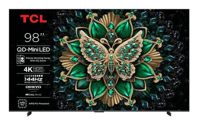 Image of TCL C6K 98" QD-Mini LED 4K HDR Smart Google TV - 98C6KS, Black 5901292526160