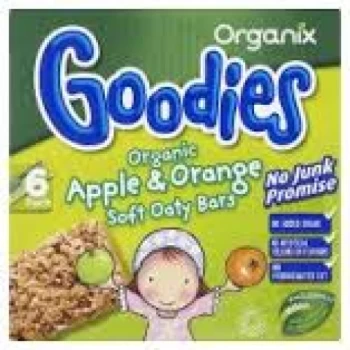 Image of Organix Goodies Apple & Orange Oat Bars 6 x 30g