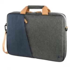 Image of Hama 00185612 Laptop Bag 17.3 Inches Blue/Brown/Dark Grey