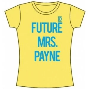 Image of One Direction Future Mrs Payne Skinny Yellow TS: Medium