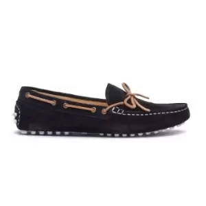 Image of Chatham Aria Ladies driving moccasin - Blue