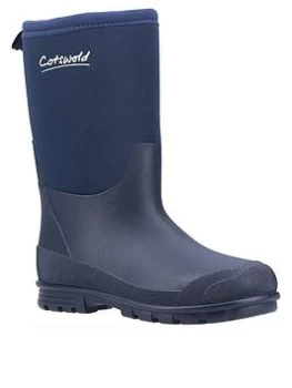 Image of Cotswold Hilly Wellington Boot - Navy, Size 12 Younger