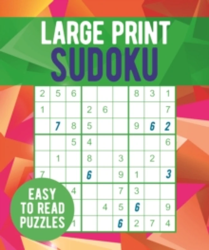 Image of Large Print Sudoku : Easy to Read Puzzles Paperback / softback