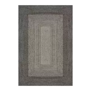 Image of Harbour Lifestyle Hermes Indoor & Outdoor Rug - Honed Slate Grey - 366Cm X 274Cm