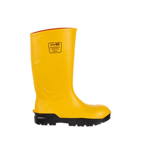 Image of Portwest PU Safety Wellington Boots FD95GNR44 Colour: Green