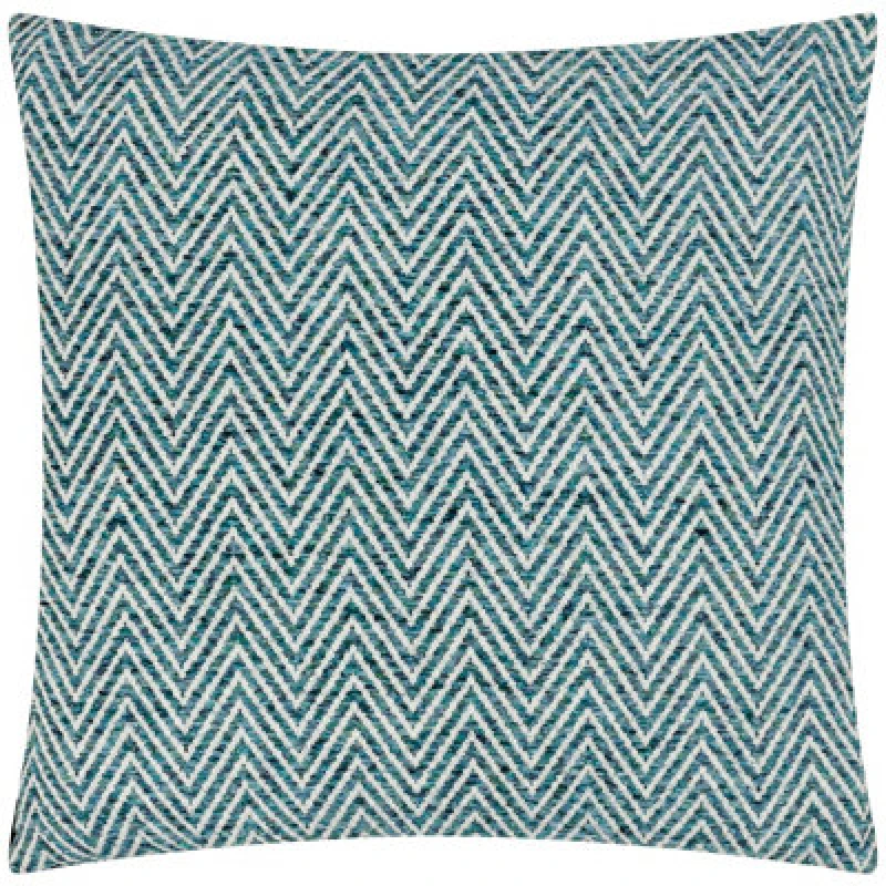 Image of Wylder Croft Twill Woven Cushion in Teal Size: 50cm x 50cm Teal Unisex 50cm x 50 cm