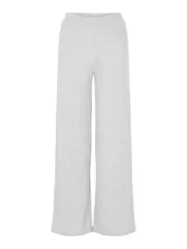 Image of PIECES Loose-fit Trousers Women Grey