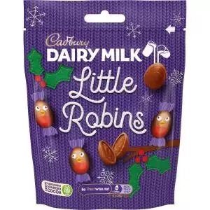 Image of Cadbury Dairy Milk Xmas Robins 77g 0401243 63050CP