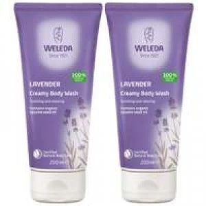 Image of Weleda Body Care Lavender Creamy Body Wash 200ml x 2