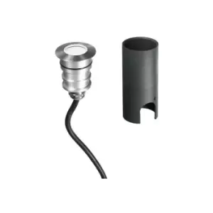 Image of 25-fan Europe - Encastrable de jardin Impact24V Aluminium Nickel 1 ampoule cm