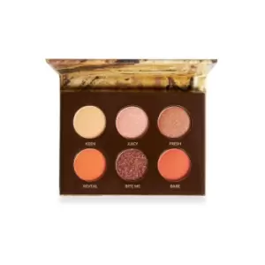 Image of BH Unleashed 6 Color Shadow Palette Peach Emoji