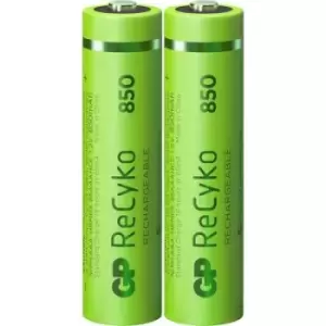 Image of GP Batteries ReCyko+ HR03 AAA battery (rechargeable) NiMH 850 mAh 1.2 V 2 pc(s)