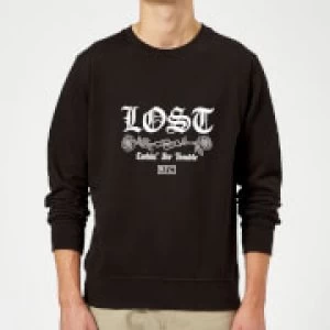 Image of Lost Sweatshirt - Black - S