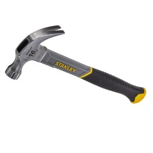Image of Stanley Fibreglass Claw Hammer - 16oz