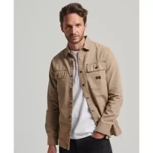 Image of Cotton Shacket with Chest Pockets