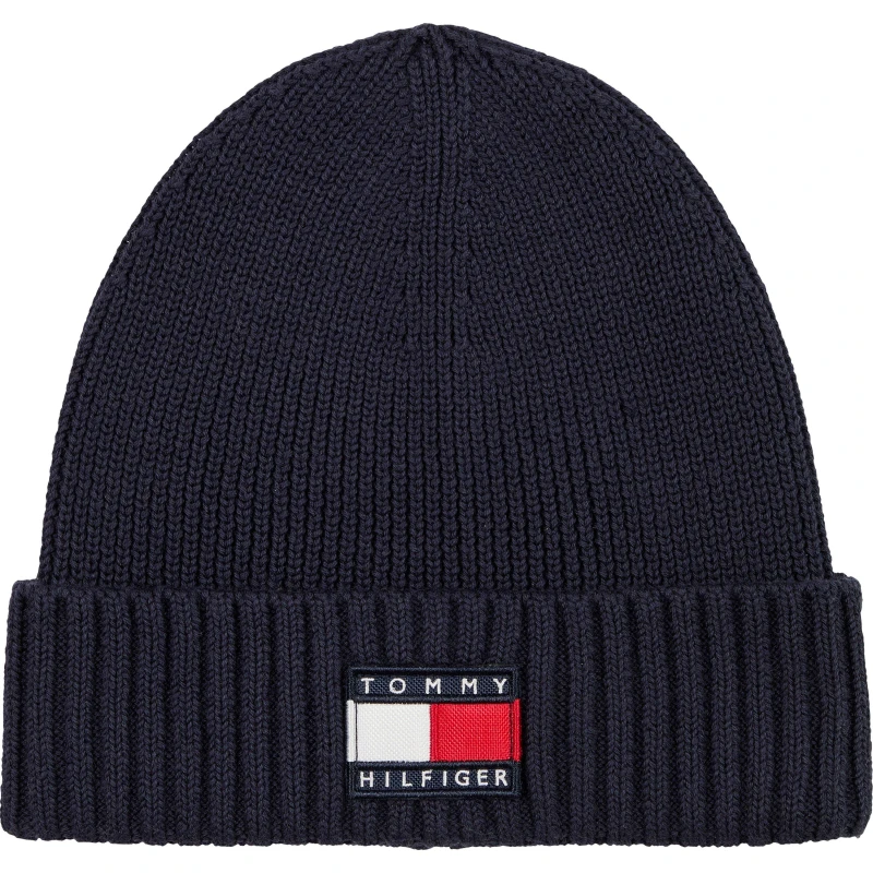Image of Tommy Hilfiger Heritage Beanie Space Blue DW6 unisex L-XL