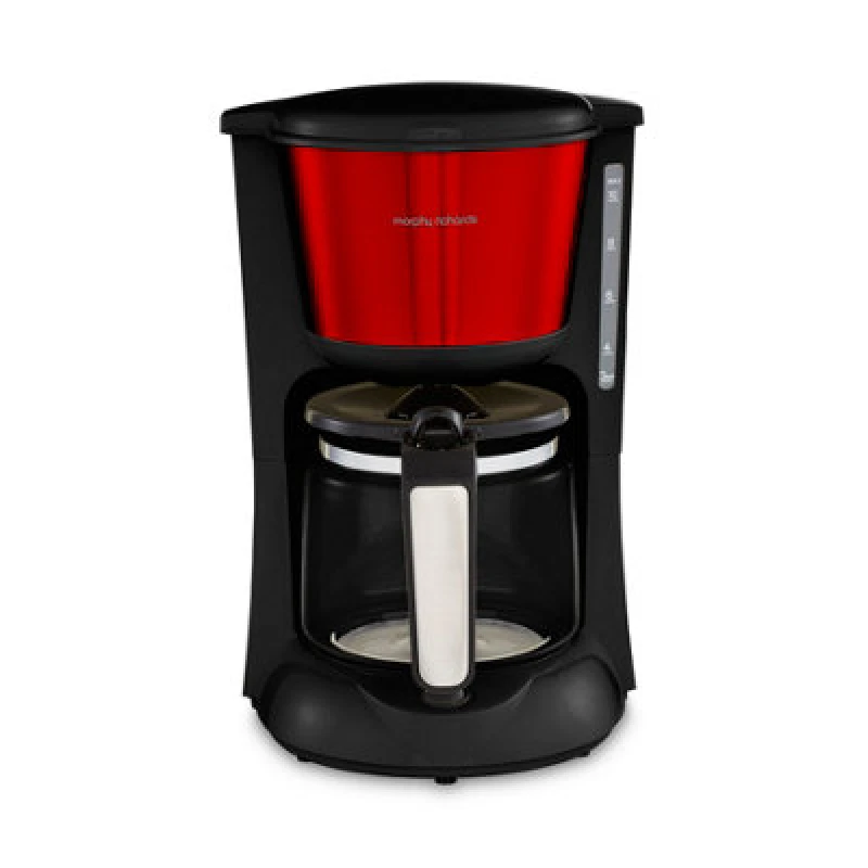 Image of Morphy Richards Equip Filter Coffee Machine Cream in Red Size: 1000ml Red 1000ml Unisex 5056765400321