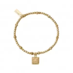 Image of Gold Cute Sparkle Celestial Star Bracelet GBCS3188